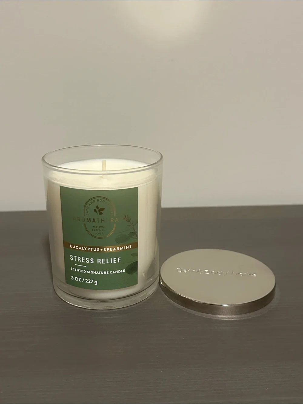 Bath & Body Works Eucalyptus + Spearmint Single-Wick Candle - Picture 2 of 2